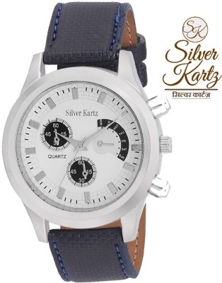 Silver Kartz Luxury White Gold Collection Analog Watch  - For Men   Watches  (Silver Kartz)