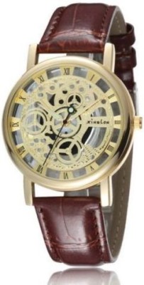 Frenzy skeleton-brown Analog Watch  - For Men   Watches  (Frenzy)