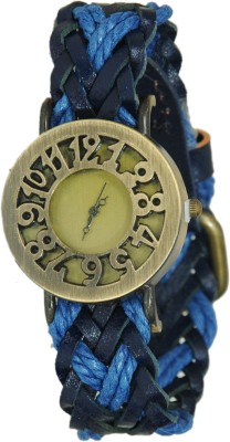 COSMIC COSMIC LEATHER LIGHT&DARK BLUE STRAP ANALOG UNISEX WATCH Watch  - For Women   Watches  (COSMIC)