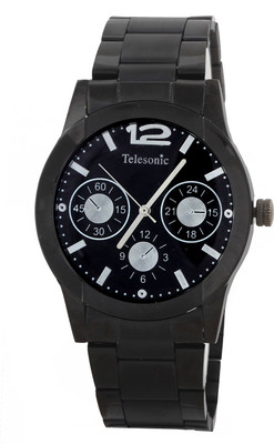

Telesonic GCBK06BLACK Platinum Time Watch - For Men