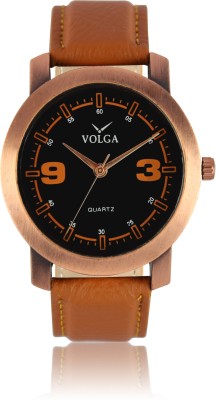 Volga VLW050021 Partywear Leather belt With Designer Stylish Branded Fancy box Analog Watch  - For Men   Watches  (Volga)