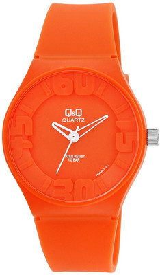 

Q&Q VR36J007YORANGE PU Color Watch - For Women