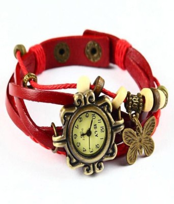 Meara'S SFCS01RED Hand Crafted Analog Watch  - For Women   Watches  (Meara'S)
