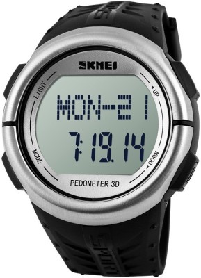 Skmei Skmei1058slvr Healthmeter Digital Watch  - For Men   Watches  (Skmei)