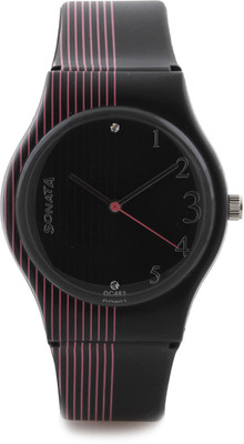 

Sonata 8988PP03 Fashion Fibre Watch - For Women