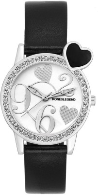 Ronexlegend RXD 4039 WHITE DIAL ANALOG RXD 4039 Analog Watch  - For Girls   Watches  (Ronexlegend)