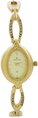 

Maxima 21102BMLY Gold Watch - For Women