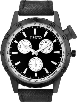 Tizoto tzom640 Tizoto Black dial metal analog watch Analog Watch  - For Men   Watches  (Tizoto)