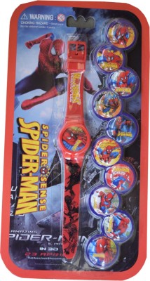 Creator Spider man ( 10 Attachable Dial) Analog Watch  - For Boys & Girls   Watches  (Creator)