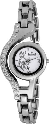 Swisstyle SS-LR100-WHT-CH Bejewel Watch  - For Women   Watches  (Swisstyle)