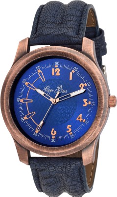 Pappi Boss COOL BLUE Leather Strap Analog Watch  - For Men   Watches  (Pappi Boss)