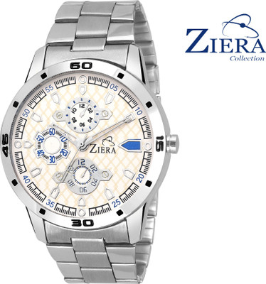 

Ziera ZR7018 Special dezined collection silver Watch - For Men