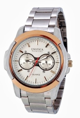 Exotica Fashions EFG-05-TT-Steel-W Analog Watch  - For Men   Watches  (Exotica Fashions)