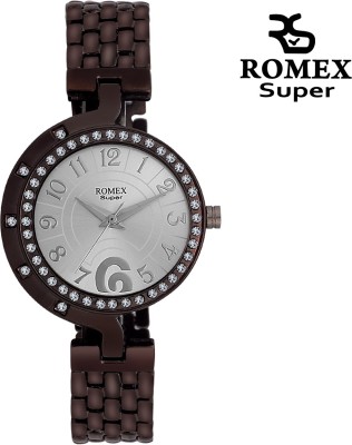 Romex Studded Brown Analog Watch  - For Women   Watches  (Romex)