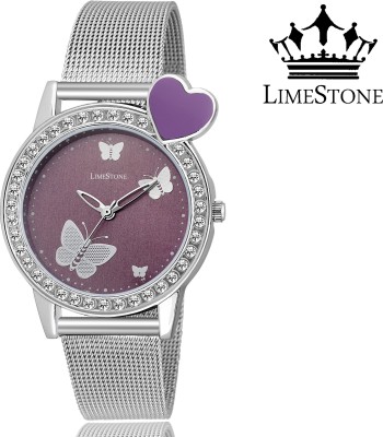 LimeStone LS1305 Women Heart Watch  - For Girls   Watches  (LimeStone)