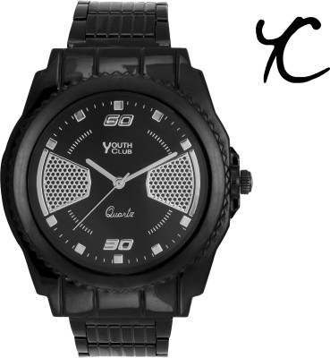 Youth Club Stunning Black 134 Analog Watch  - For Men   Watches  (Youth Club)