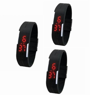 Rich Club Funky Combo Magnetic 3 LED Watch  - For Men   Watches  (Rich Club)