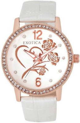 Exotica Fashions EFL-701-White Basic Analog Watch  - For Women   Watches  (Exotica Fashions)