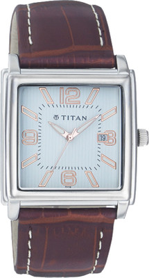 

Titan 9326SL01 Formal Steel Watch - For Men
