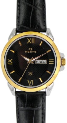 Maxima 26343LMGT Gold Analog Watch  - For Men   Watches  (Maxima)