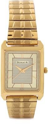 Sonata NF7007YM13 Analog Watch  - For Men   Watches  (Sonata)