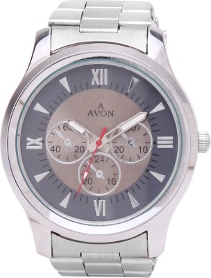 A Avon PK_173 Formal Steel Strap Watch  - For Boys   Watches  (A Avon)