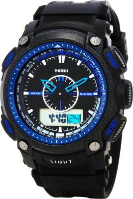 Skmei AD0910-Blue Travel Analog-Digital Watch  - For Men   Watches  (Skmei)