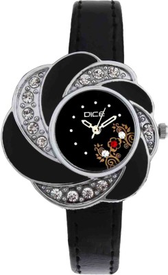 Dice FLRB-B166-6511 flora black Analog Watch  - For Girls   Watches  (Dice)