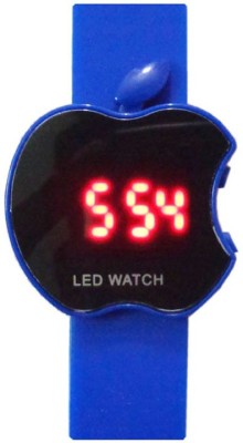 COSMIC APPLE SHAPE LED WITH RED DIGITAL LIGHT- BLUE STRAP Digital Watch  - For Boys   Watches  (COSMIC)