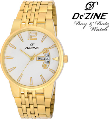 

Dezine GOLD PLATED-DZ-GR045-SLV-GLD Watch - For Men
