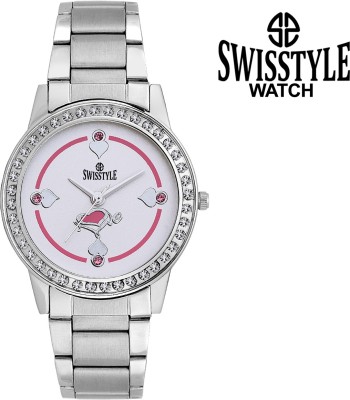 Swisstyle SS-LR030-WHT-CH Dazzle Watch  - For Women   Watches  (Swisstyle)