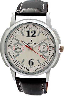 Calvino V1_CGAS-1412118M12_WhiteBlk Watch  - For Men   Watches  (Calvino)