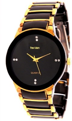 True Colors SWISSSTYLES DIAMOND PLATED MY GOOD TIME Analog Watch  - For Men   Watches  (True Colors)