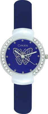 

Crude rg335 blue butterfly dial unique dezin part wear and casual look watch for girl Watch - For Women