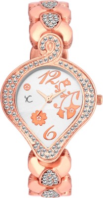 Youth Club DMLV-CPRWHT Rose Gold Heart Shapped Analog Watch  - For Women   Watches  (Youth Club)