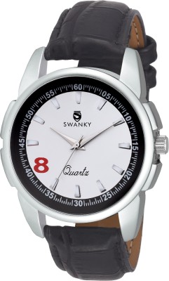 Swanky SC-MW-Dgt08-Wh Analog Watch  - For Men   Watches  (Swanky)