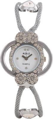 Agile AG240 Fabric Analog Watch  - For Women   Watches  (Agile)
