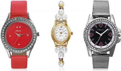 Oleva OVD 174 Combo Watch - For Women