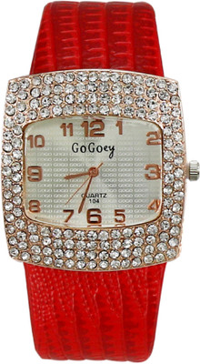 

Gogoey Big Dial Studded Watch - For Women