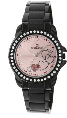 

Colat Nice Look-AK3246 Brown with Blues Watch - For Women