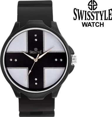 Swisstyle SS-GR7676-BLK-BLK Watch  - For Men   Watches  (Swisstyle)