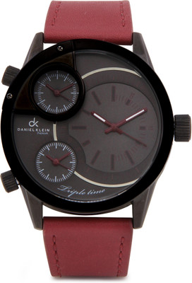 Daniel Klein DK10093BLGNRD Watch - For Men