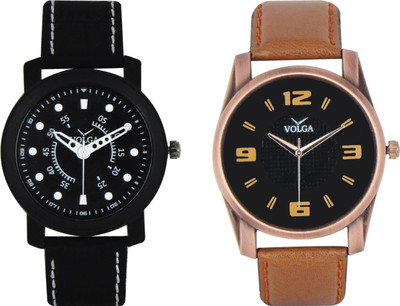 

Volga Branded Leather Quality Designer Dial Diwali Special Combo267 Designer Sport Looks WaterProof Mens Watch Watch - For Men