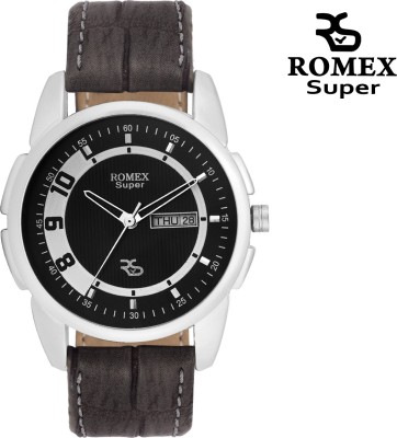 Romex Day N Date Blacky 65 BLK Analog Watch  - For Men   Watches  (Romex)