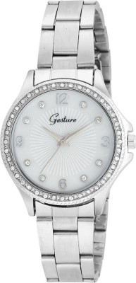 Gesture GS-02004-SL Modest Analog Watch  - For Women   Watches  (Gesture)
