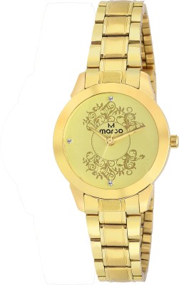 Marco ELITE MR-LR216GOLD-GOLD Analog Watch  - For Women   Watches  (Marco)