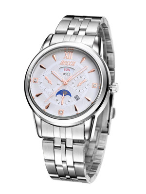 

BOSCK W1235SW Day Date Calendar Series Watch - For Men