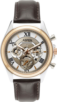 

Aspen AM0097 Ionic Rose and Steel Plated Watch - For Men