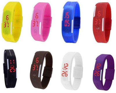 

Elife Combo of 8 Watch - For Boys