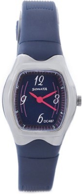 Sonata contemporary dial bl teen Analog Watch  - For Women   Watches  (Sonata)
